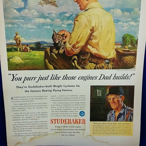 Veedol Oil First Class Fighting Man Studebaker Magazine Advertisement Print Ad - Picture 6 of 6
